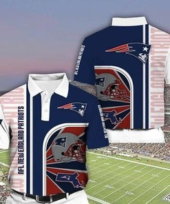 New England Patriots Nfl For Patriots Fan Polo 3D All Over Print Polo Shirt