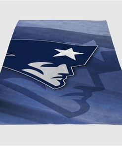 New England Patriots Sherpa Fleece Blanket Gifts for Family, for Couple