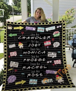 New Friends Tv Show Premium Quilt Quilt Blanket Bedding Set
