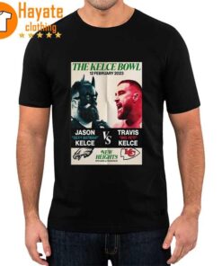 New Heights The Kelce Bowl 2023 Jason Sexy Batman Vs Travis Big Yeti T-Shirt