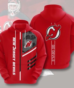 New Jersey Devils Custom Hoodie 3D