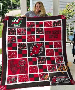 New Jersey Devils V2 Quilt Blanket Bedding Set