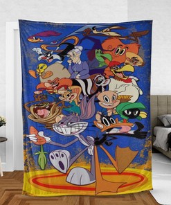 New Looney Tunes Fan Gift, New Looney Tunes Comfy Sofa Throw Blanket Gift