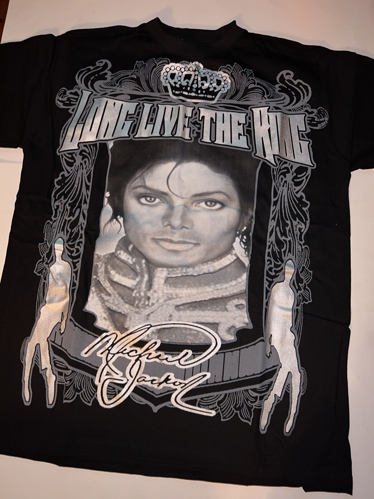 Vintage White T-Shirt - Michael Jackson King of Pop - L'ÉTIQUETTE