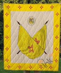 New Mexico Flag Quilt Blanket Bedding Set