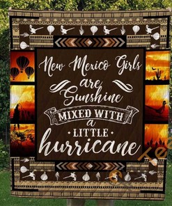 New Mexico Girls Are Sunshine Quilt Blanket Bedding Set
