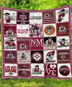 New Mexico State Aggies Ncaa Collection Quilt Blanket