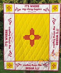 New Mexico V1 Quilt Blanket Bedding Set