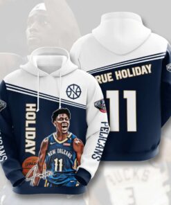 New Orleans Pelicans Custom Sport All Over Print Hoodie 3D 2