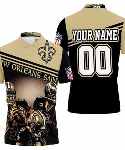 New Orleans Saints 2020 Nfl Season Nfc South Champions Great Players Legends Personalized 3D All Over Print Polo Shirt