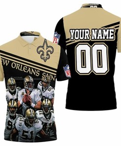 New Orleans Saints 2020 Nfl Season Nfc South Division Winners Champions Great Players Personalized Polo Shirt