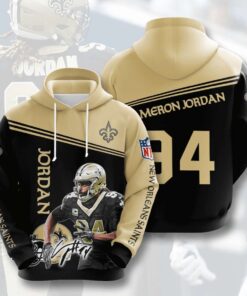 New Orleans Saints Custom Sport All Over Print Hoodie 3D 6