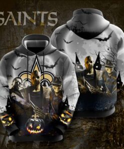New Orleans Saints Custom Sport All Over Print Hoodie 3D 9