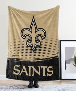 New Orleans Saints Fleece Blanket Sherpa Blanket Quilt Gifts for Fans