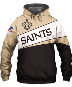 New Orleans Saints Hoodie 3D Zip Hoodie