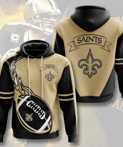 New Orleans Saints Hoodie Flame Balls Graphic Gift for Fans