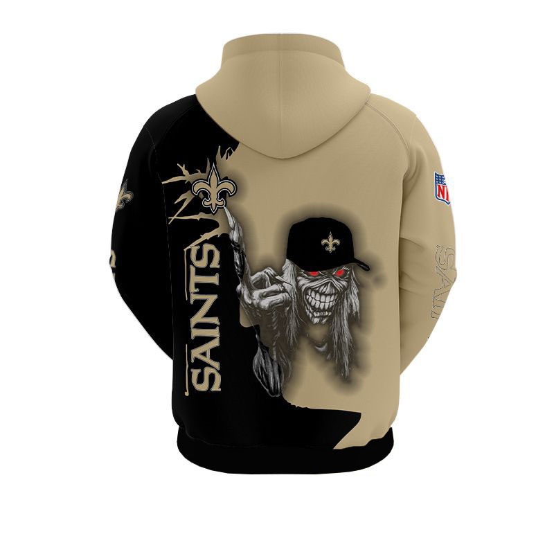 New Orleans Saints Hoodie Ultra Death Graphic Gift for Halloween - Image 2