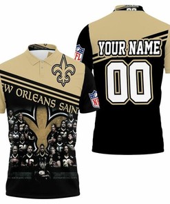 New Orleans Saints Nfc Champions Coach Players Personalized 3D All Over Print Polo Shirt