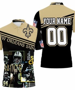 New Orleans Saints Nfc South Champions 2020 Nfl Season Great Team Best Players Personalized 3D All Over Print Polo Shirt
