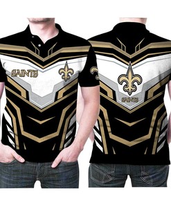 New Orleans Saints Nfl American Football Team Logo 3d Designed Allover Gift For Saints Fans Polo Shirt All Over Print Shirt 3d T-shirt