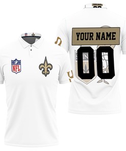 New Orleans Saints Nfl Bomber Jacket Personalized 3D All Over Print Polo Shirt