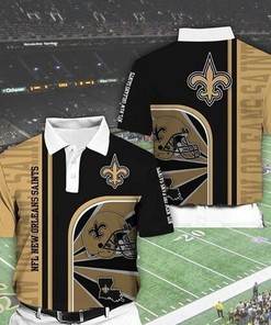 New Orleans Saints Nfl For Saints Fan 3D All Over Print Polo Shirt