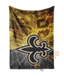 New Orleans Saints Sherpa Fleece Blanket Gifts for Family