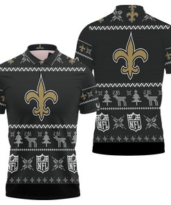 New Orleans Saints Ugly Sweatshirt Christmas 3d Polo Shirt All Over Print Shirt 3d T-shirt