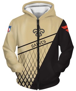 New Orleans Saints Zip Hoodie Zip Hoodie Gift for Fan
