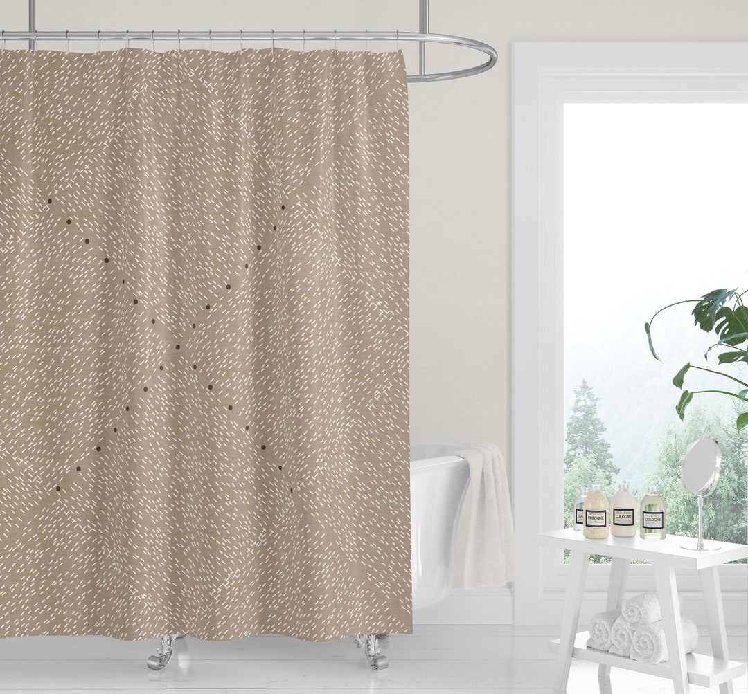 New Premium Fabric Shower Curtain