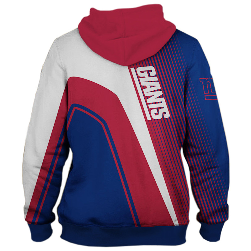New York Giants 3D Zip Hoodie Zip Hoodie Pullover Nfl - Image 3
