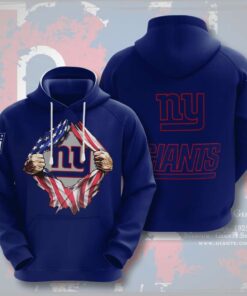 New York Giants Custom Hoodie 3D