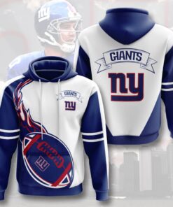 New York Giants Custom Sport All Over Print Hoodie 3D 2