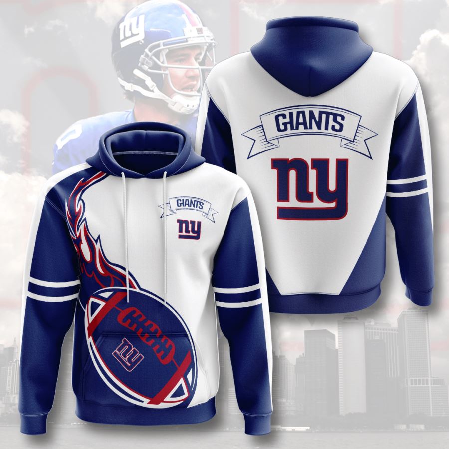 New York Giants Custom Sport All Over Print Hoodie 3D 2