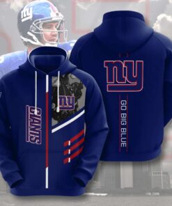 New York Giants Custom Sport All Over Print Hoodie 3D 5