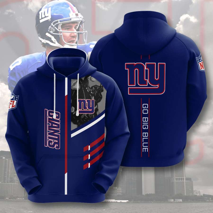 New York Giants Custom Sport All Over Print Hoodie 3D 5