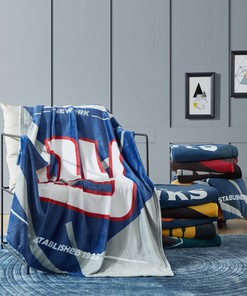 New York Giants Fleece Blanket Sherpa Blanket Quilt Gift