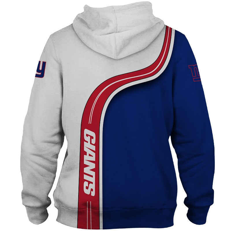 New York Giants Hoodie 3D Cute Zip Hoodie Pullover Gift for Fans - Image 3