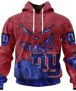 New York Giants Hoodie 3D Devil Eyes Gift for Fans