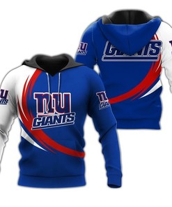 New York Giants Hoodie Curve Graphic Gifts for Fans