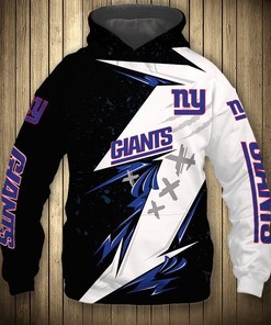 New York Giants Hoodie Thunder Graphic Gifts for Fans
