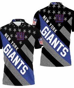 New York Giants Nlf For Giants Fan 3D All Over Print Polo Shirt
