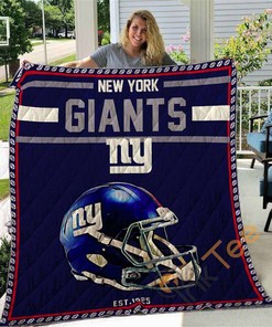 New York Giants Quilt Blanket Bedding Set