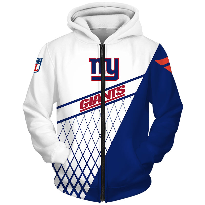 New York Giants Zip Hoodie Zip Hoodie Gift for Fan - Image 2