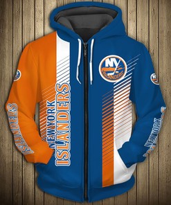 New York Islanders Hoodie 3D Cute Design Pullover Nhl