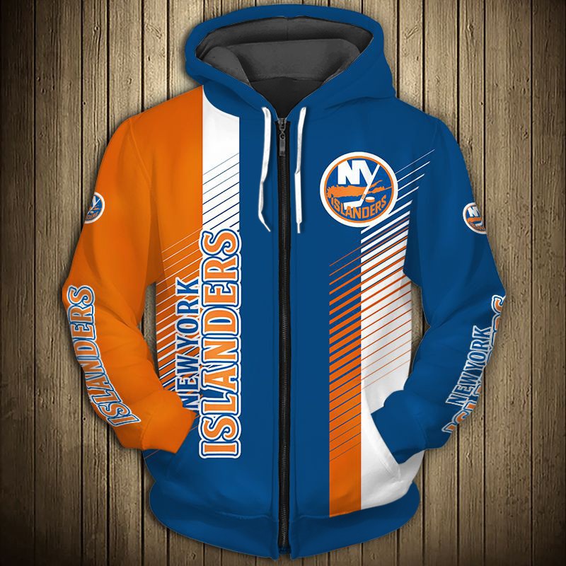 New York Islanders Hoodie 3D Cute Design Pullover Nhl