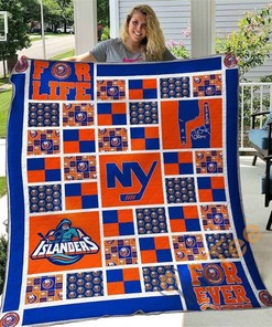 New York Islanders Quilt Blanket Bedding Set