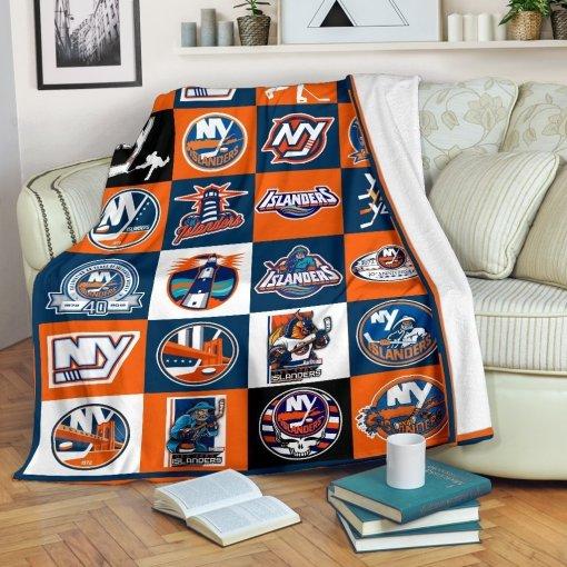 New York Islanders Quilt Blanket Bedding Set for Home Décor