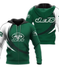 New York Jets Hoodie Curve Graphic Gifts for Fans