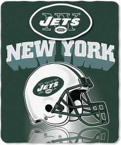 New York Jets Sherpa Blanket Fleece Blanket Gifts for Nfl Fans